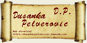 Dušanka Pelverović vizit kartica